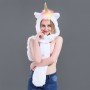Unicorn Faux Fur LED Stage Cap Animal Hat