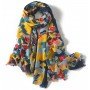 Women Lightweight New Designs Long Cotton Touch Shawl Wrap Warm Scarves