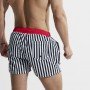 Men's beach pants loose striped navy