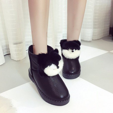 2021 new autumn winter winter warm boy snow boots PU wear resistant and antiskid ladies leisure shoes supply