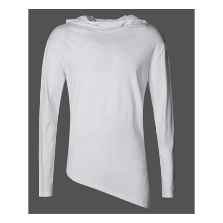 Autumn new style British style men's high collar T pile collar tide men's slim hooded long-sleeved T-shirt