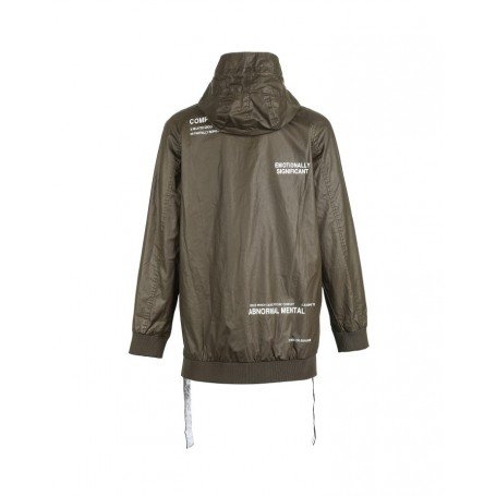 Printed hooded jacket cotton jacket