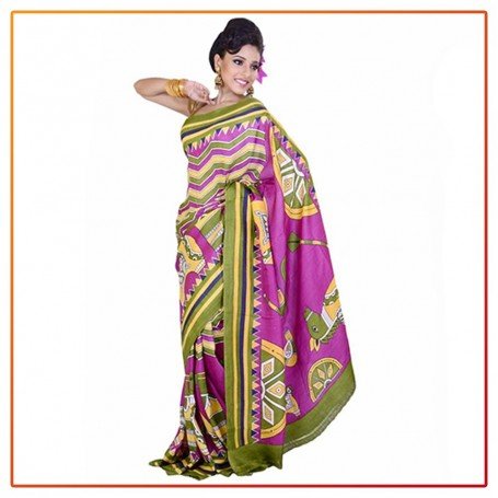 Murshidabad Silk Motka Original Saree 009