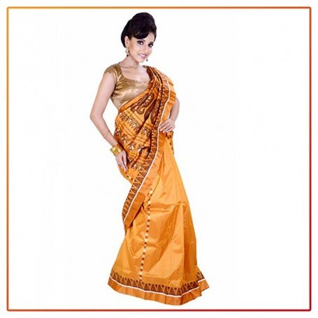 Murshidabad Silk garad Jakard Original Saree 015