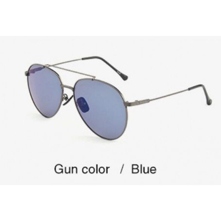 Adult male metal polarized sunglasses