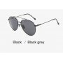Adult male metal polarized sunglasses