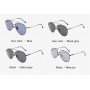 Adult male metal polarized sunglasses