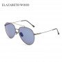 Adult male metal polarized sunglasses