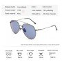 Adult male metal polarized sunglasses