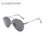 Adult male metal polarized sunglasses
