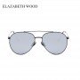 Adult male metal polarized sunglasses
