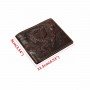 Men Genuine Leather Dragon Long Short Wallet Coin Money Card Holder Clutch Purse
