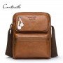 The factory supply new men's Shoulder Bag Messenger Bag Leather Handbag Bag male casual male one generation