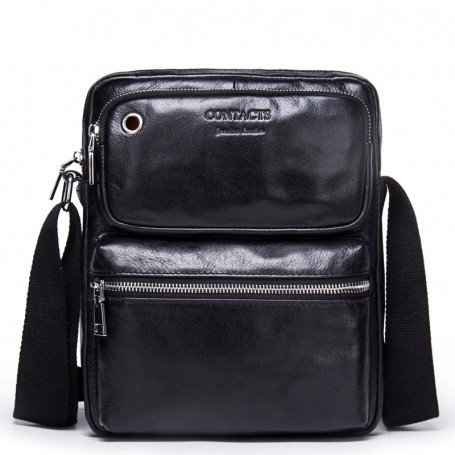 The factory supply new men's Shoulder Bag Messenger Bag Leather Handbag Bag male casual male one generation