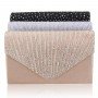 Women Evening Bridal Wallet Envelope Flash Diamond Clutch
