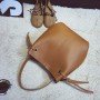 Two Piece Women PU Leather Tote Handbag Crossbody Bag