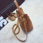 Two Piece Women PU Leather Tote Handbag Crossbody Bag