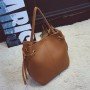 Two Piece Women PU Leather Tote Handbag Crossbody Bag