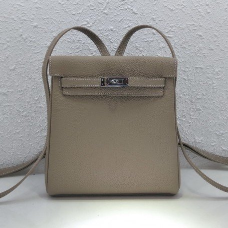 Backpack first layer cowhide school bag